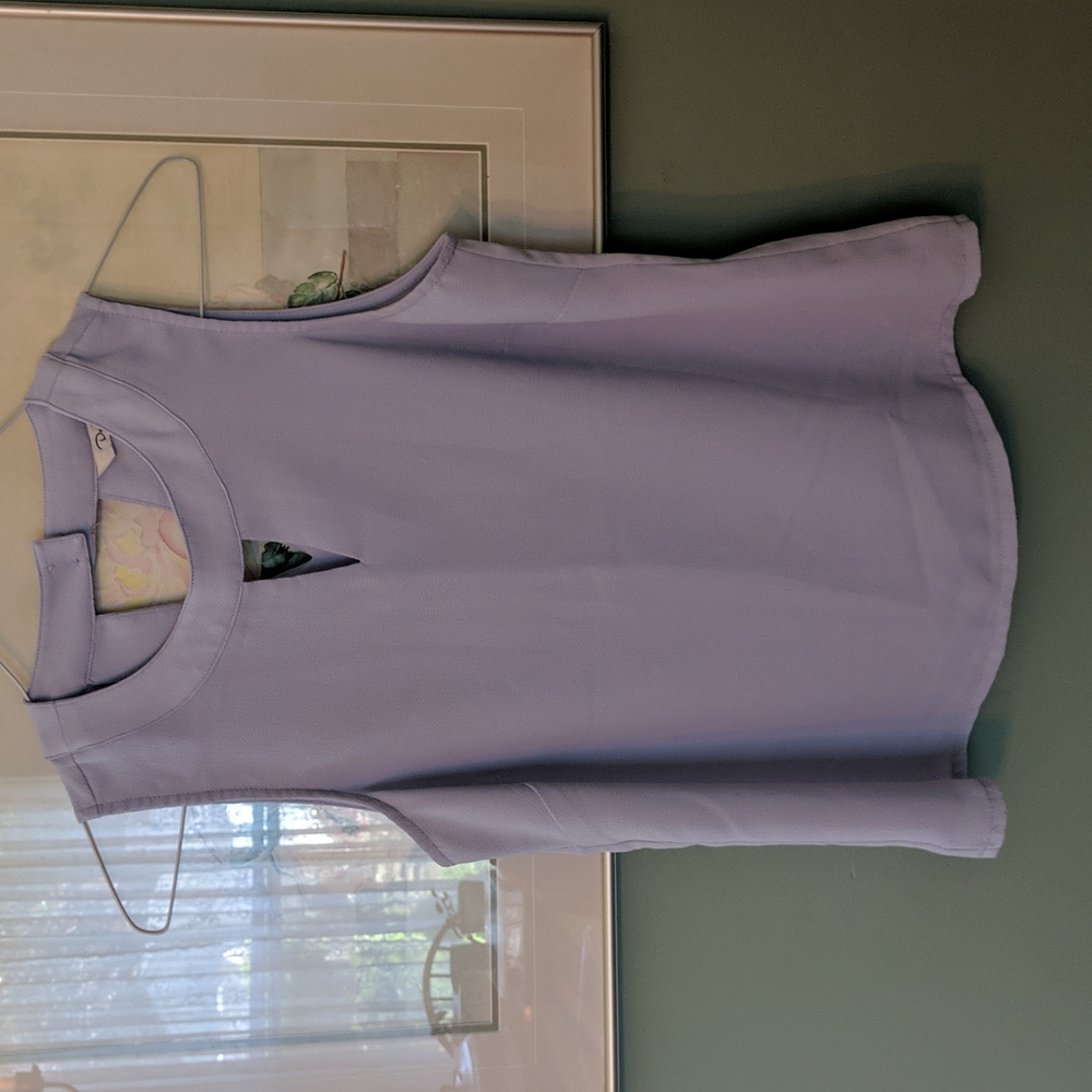 Purple blouse by Darling.  Size tag removed but should be S or X's.